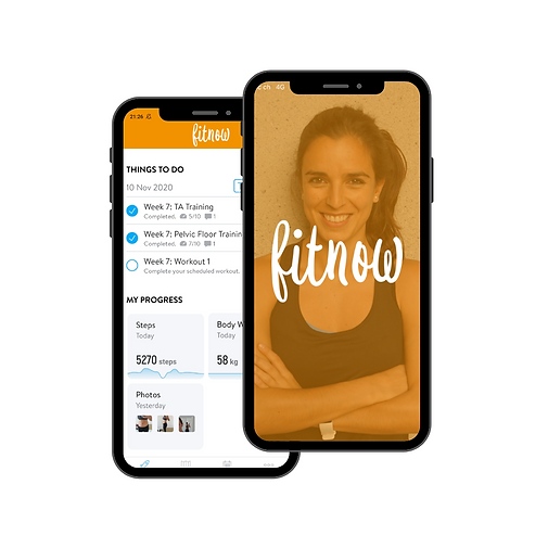 Mobile screenshot of fitnow's tailored app