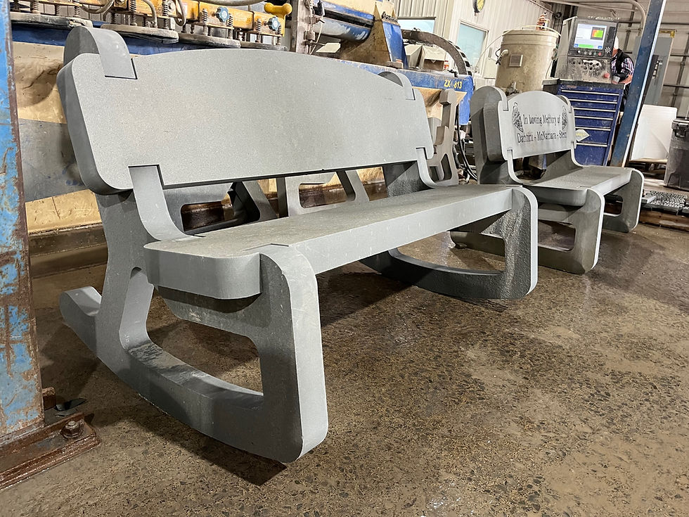 Thumbnail: bluestone bench