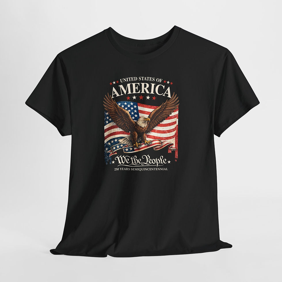 Thumbnail: America Eagle Flag T-Shirt — "We the People" Patriotic Tee