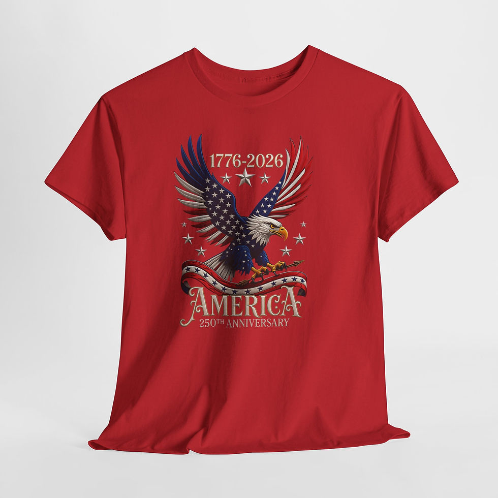 Thumbnail: 1776-2026 America 250th Anniversary Eagle T-Shirt
