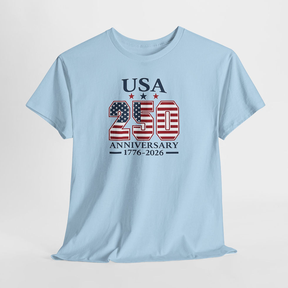 Thumbnail: USA 250th Anniversary T-Shirt – 1776–2026 Patriotic Independence Day Tee