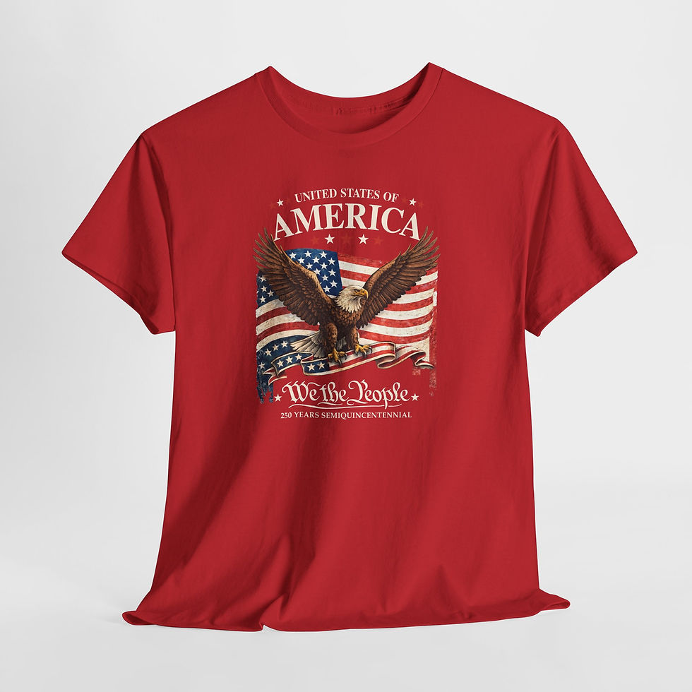 Thumbnail: America Eagle Flag T-Shirt — "We the People" Patriotic Tee