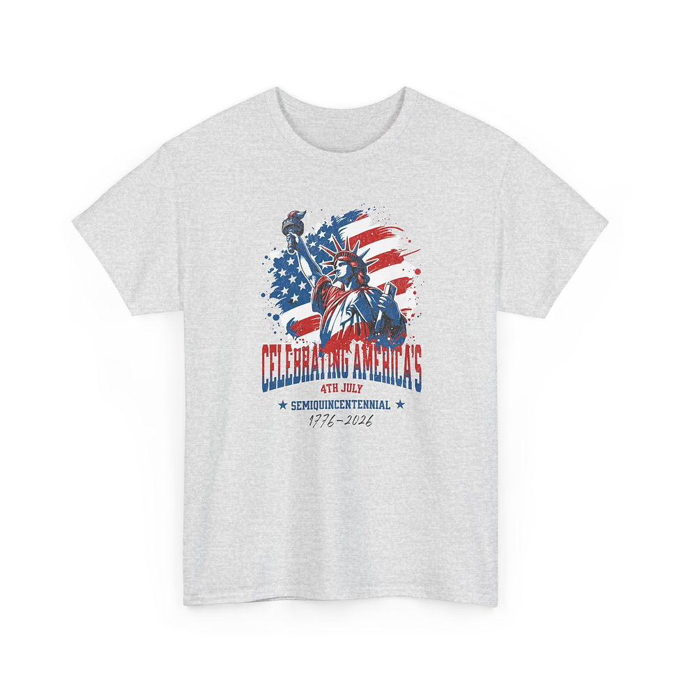 Thumbnail: Patriotic Statue of Liberty Tee – "Celebrating America" 4th of July Shirt