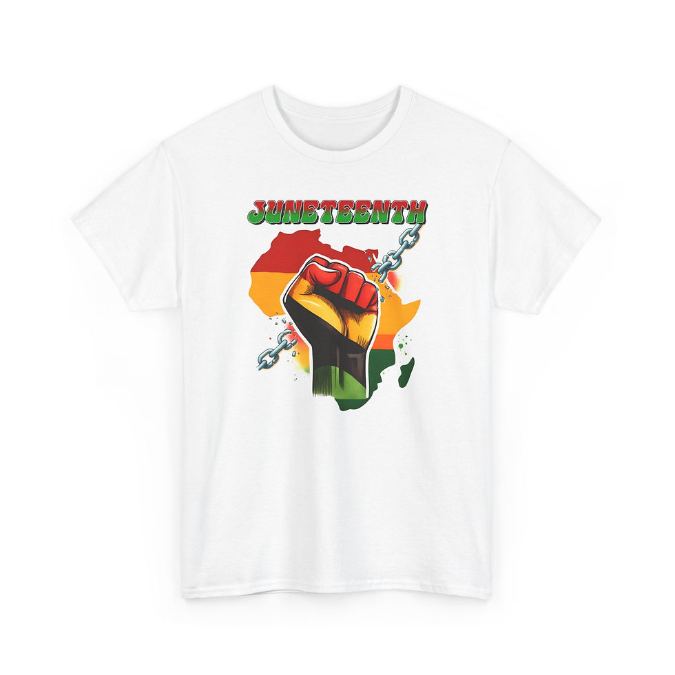 Thumbnail: Juneteenth Fist Africa T-Shirt — Black Pride Juneteenth Tee