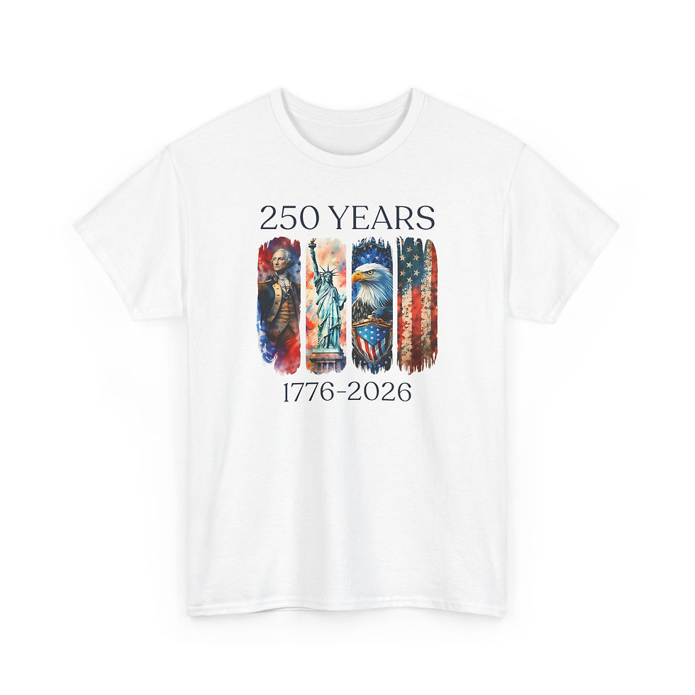 Thumbnail: 250 Years 1776-2026 Patriotic-Statue of Liberty American Flag Anniversary Shirt