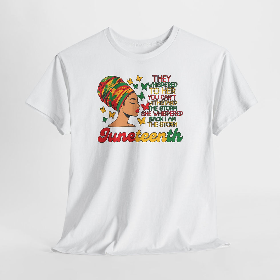 Thumbnail: Black Heritage Headwrap Design with Inspirational Quote