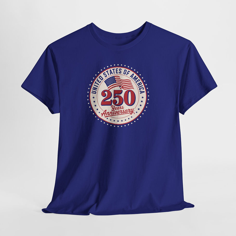 Thumbnail: 250 Years Anniversary USA Bicentennial Commemorative Tee