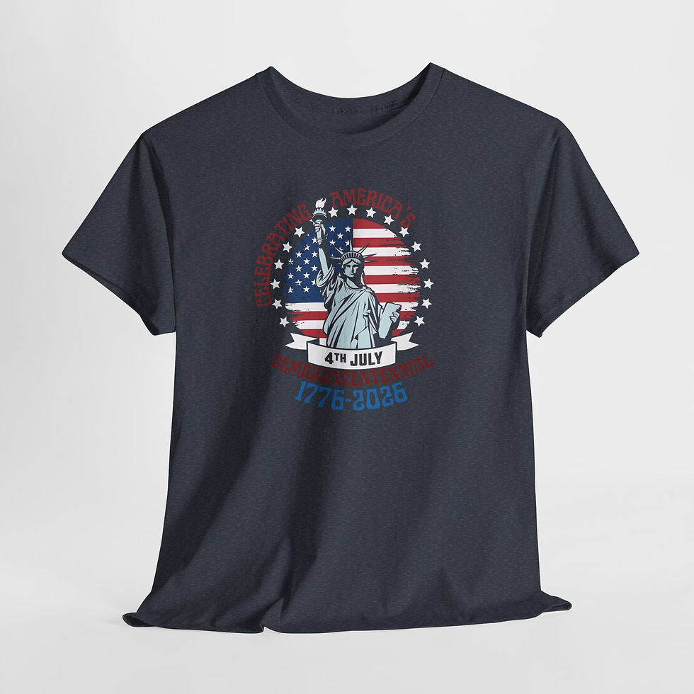 Thumbnail: 4th of July Statue of Liberty T-Shirt — Celebrating America 1776-2026