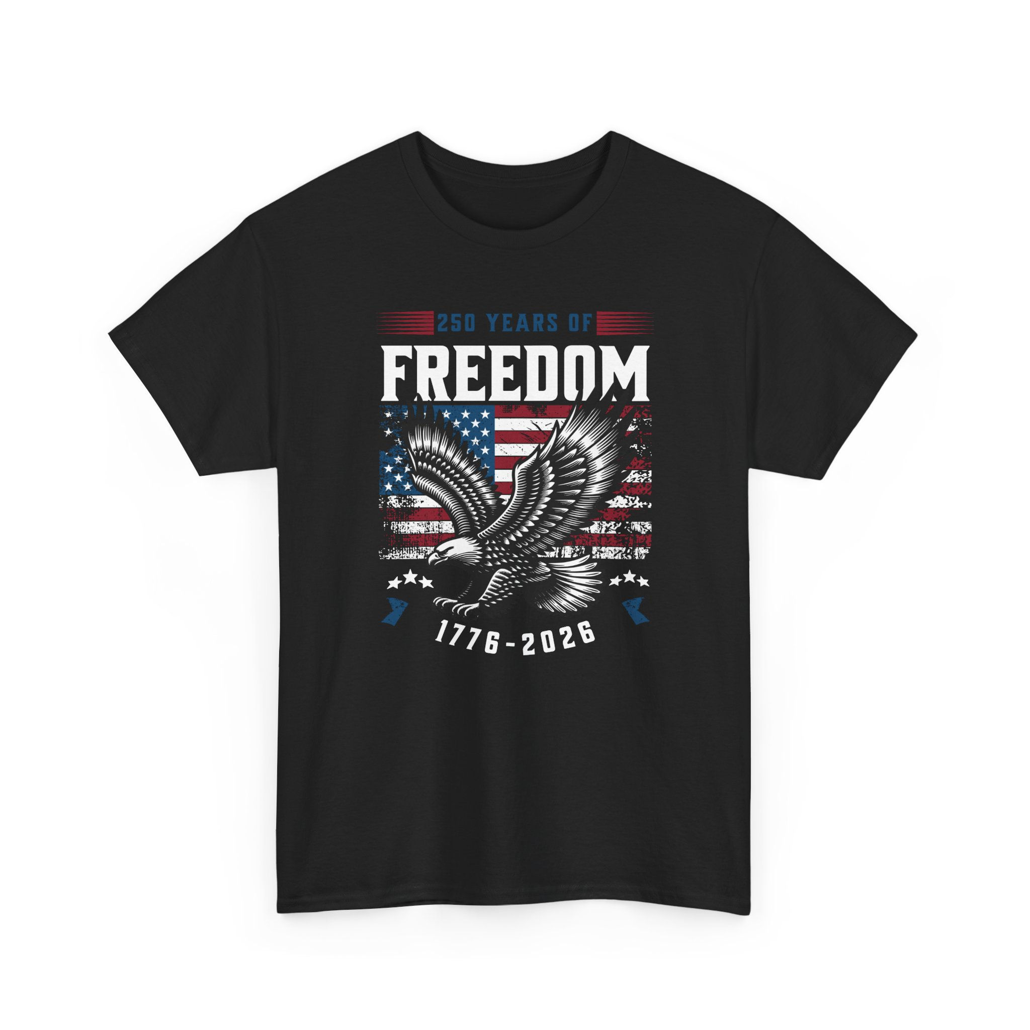 Freedom Eagle T-Shirt — Patriotic 1776–2026 American Flag Tribute