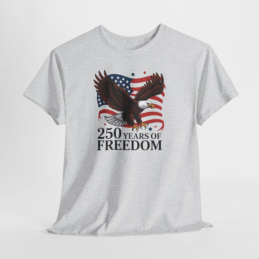 Thumbnail: 250 Years of Freedom Eagle with American Flag (Patriotic 4th of July)