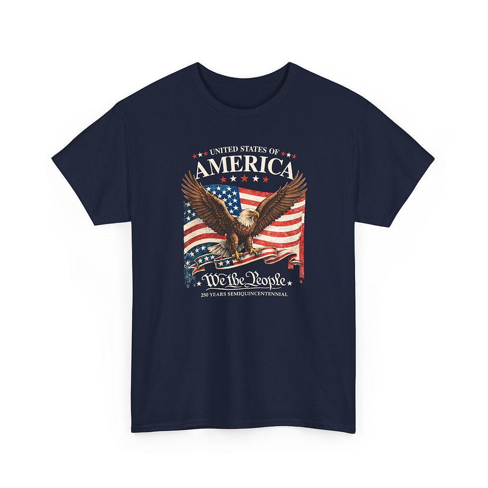 Thumbnail: America Eagle Flag T-Shirt — "We the People" Patriotic Tee