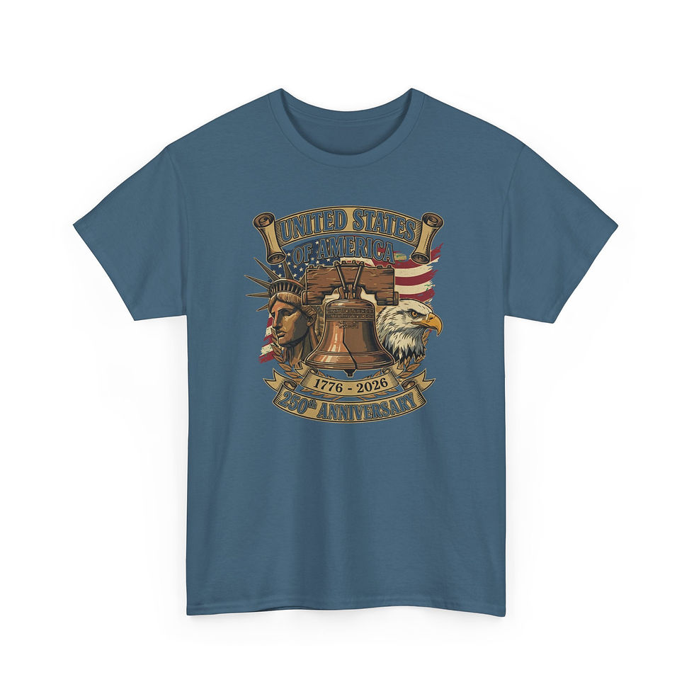 Thumbnail: Liberty Bell Patriotic Tee — American Flag 1776 Vintage Independence Day Shirt