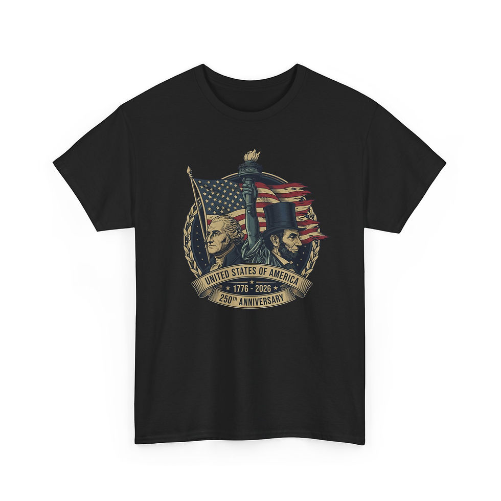 Thumbnail: Liberty Bicentennial–American Flag & Founding Fathers 1776‑2026 Tee
