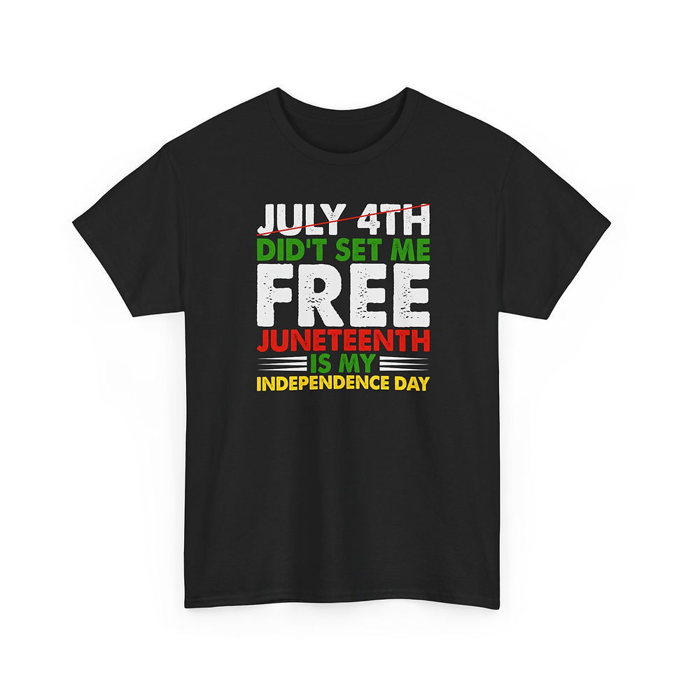 Thumbnail: "July 4th Didn't Set Me Free" Celebration Tee
