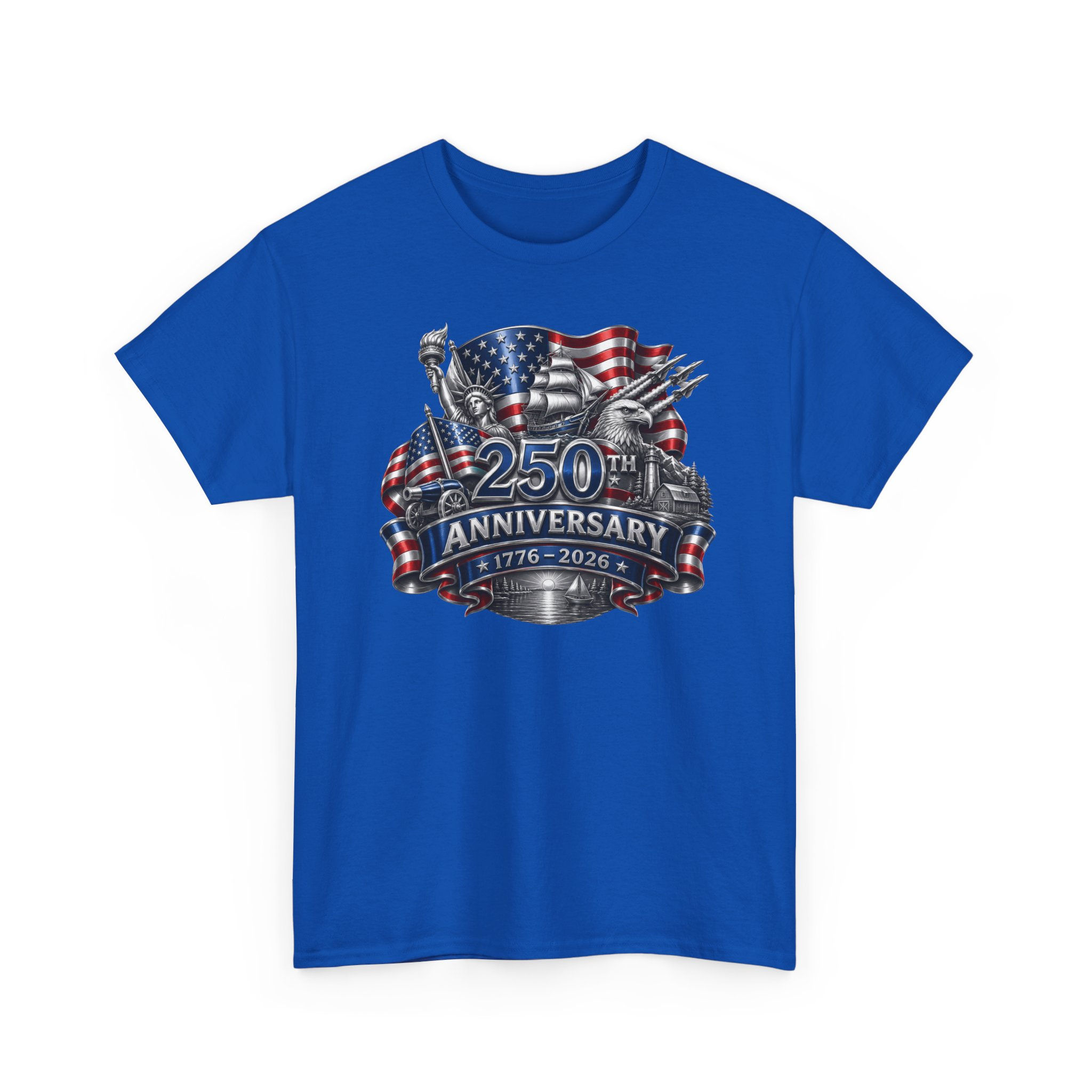 250th Anniversary Tee — Patriotic American Flag 1776–2026 Celebration Shirt
