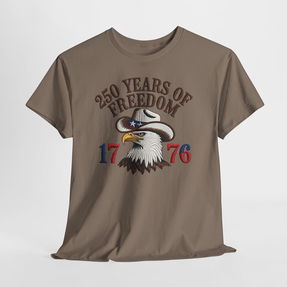 Thumbnail: 1776 Eagle '250 Years of Freedom' Patriotic T‑Shirt