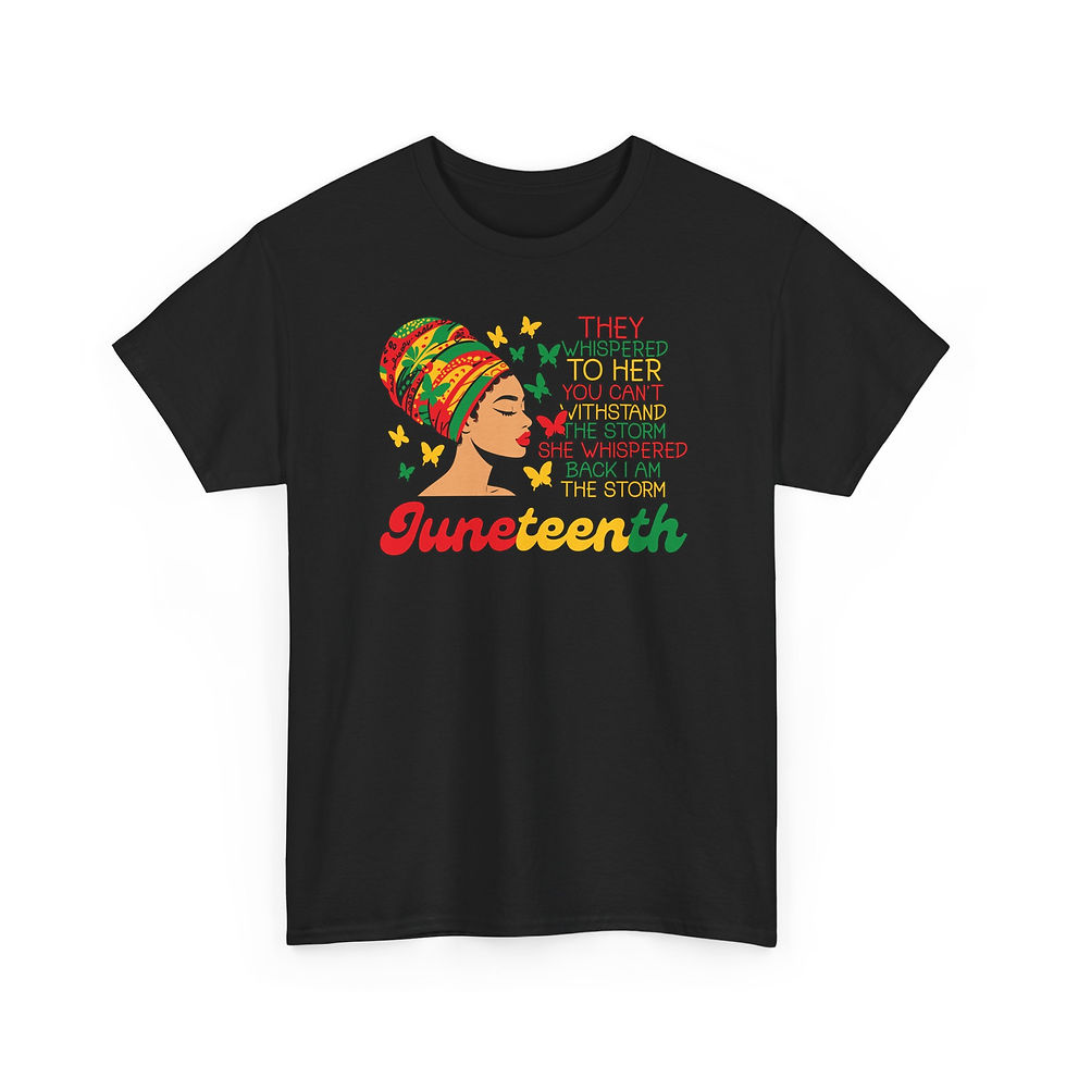 Thumbnail: Black Heritage Headwrap Design with Inspirational Quote