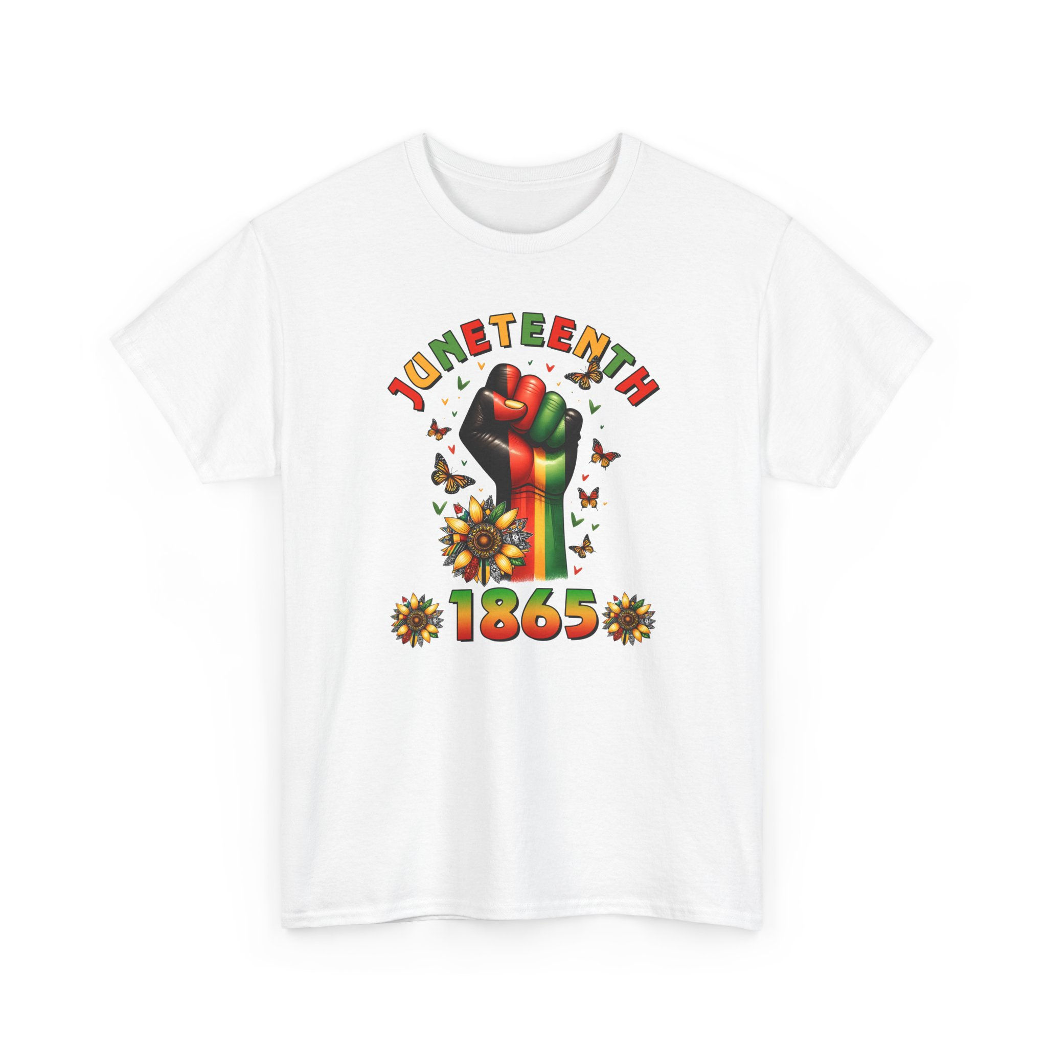 Juneteenth 1865 T-Shirt — Black Power Fist Celebration Tee
