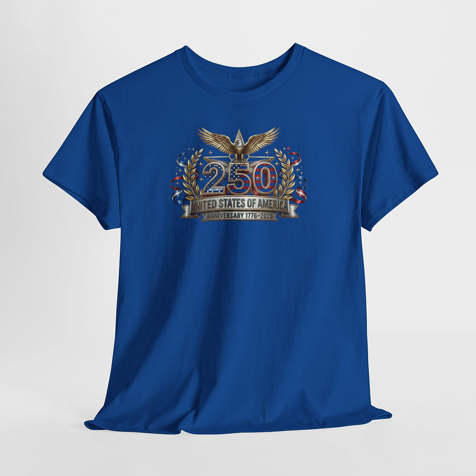 Thumbnail: 250th United States Anniversary T-Shirt — Patriotic Eagle USA Tee
