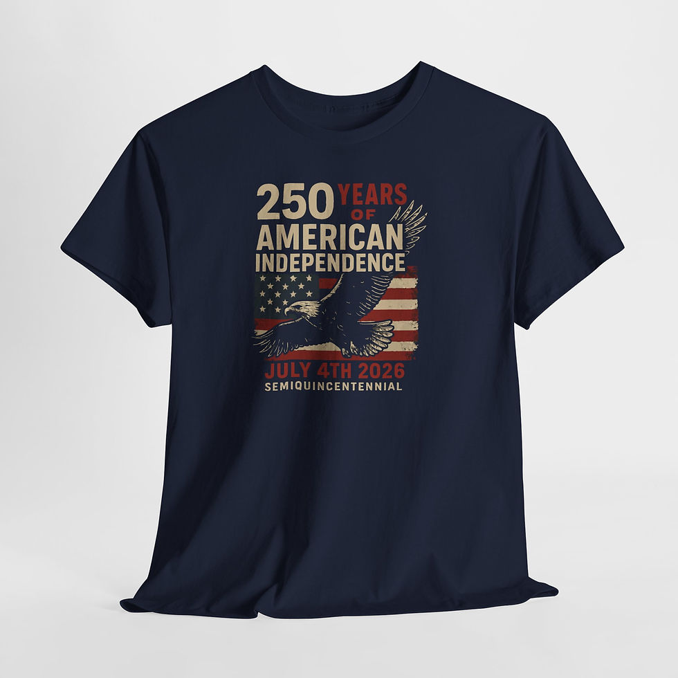 Thumbnail: 250 Years of American Independence-July 4th 2026 Semiquincentennial Eagle Tee