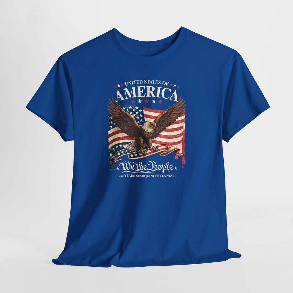 Thumbnail: America Eagle Flag T-Shirt — "We the People" Patriotic Tee