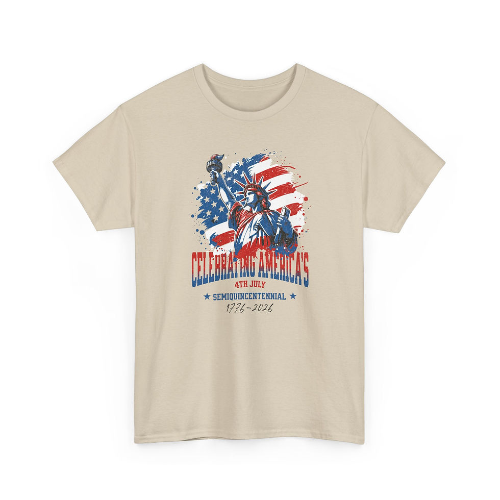 Thumbnail: Patriotic Statue of Liberty Tee – "Celebrating America" 4th of July Shirt