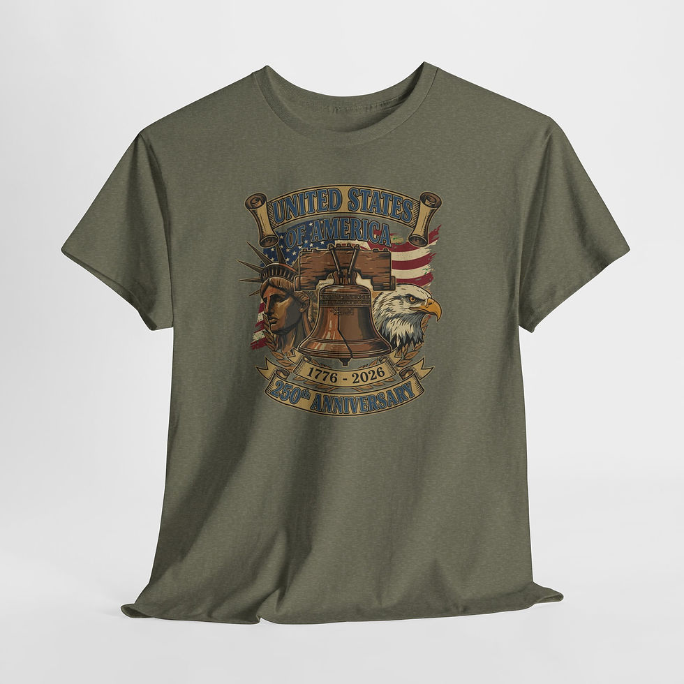 Thumbnail: Liberty Bell Patriotic Tee — American Flag 1776 Vintage Independence Day Shirt