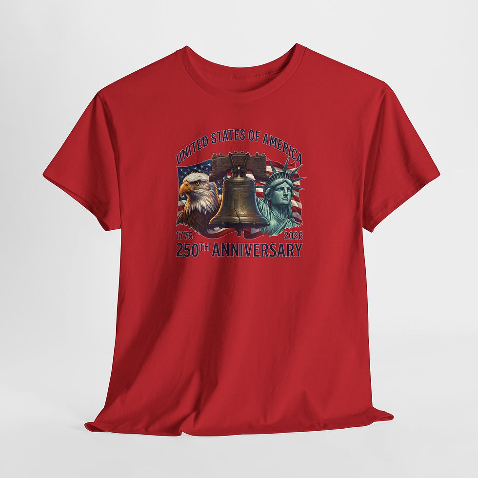 Thumbnail: 250th USA T-Shirt-Liberty Bell, Eagle & Statue of Liberty Patriotic (1776–2026)