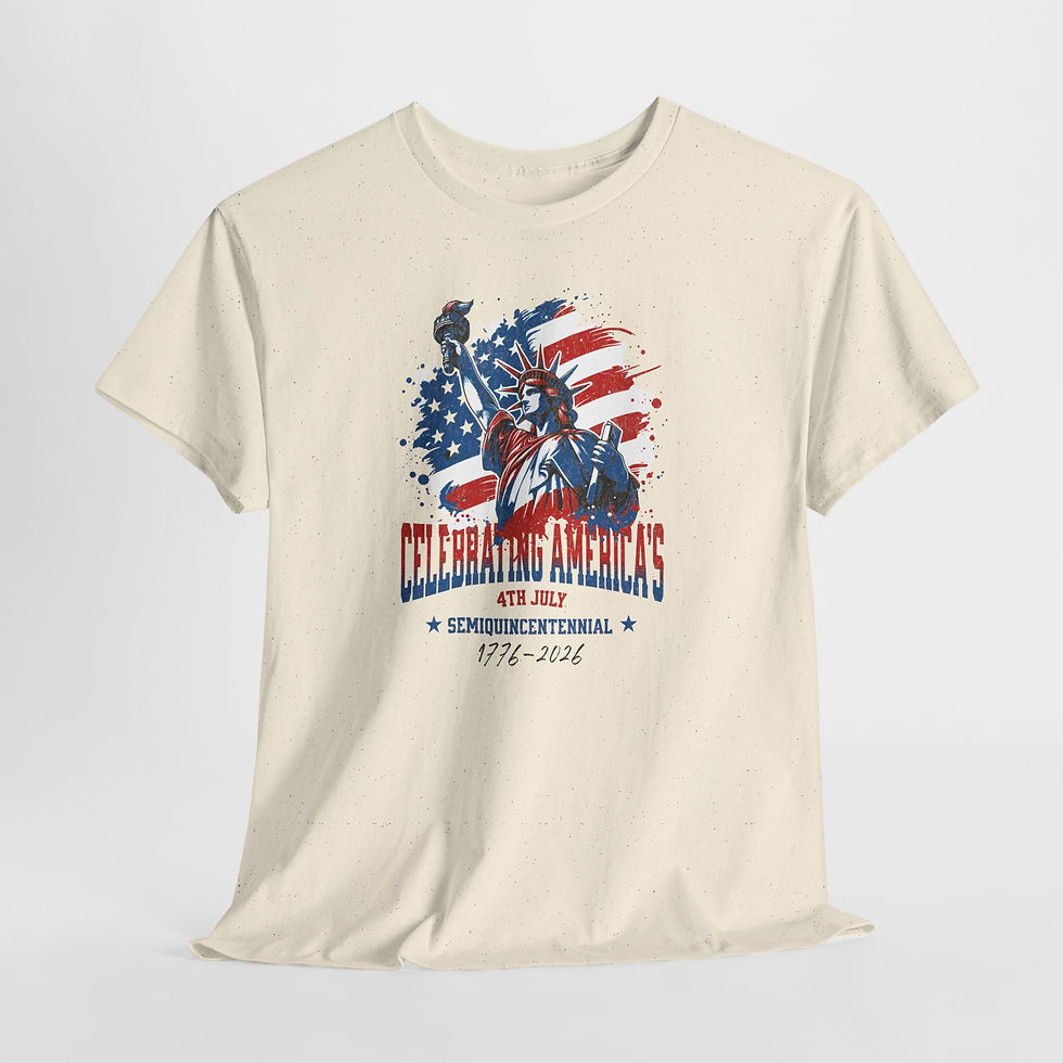 Thumbnail: Patriotic Statue of Liberty Tee – "Celebrating America" 4th of July Shirt
