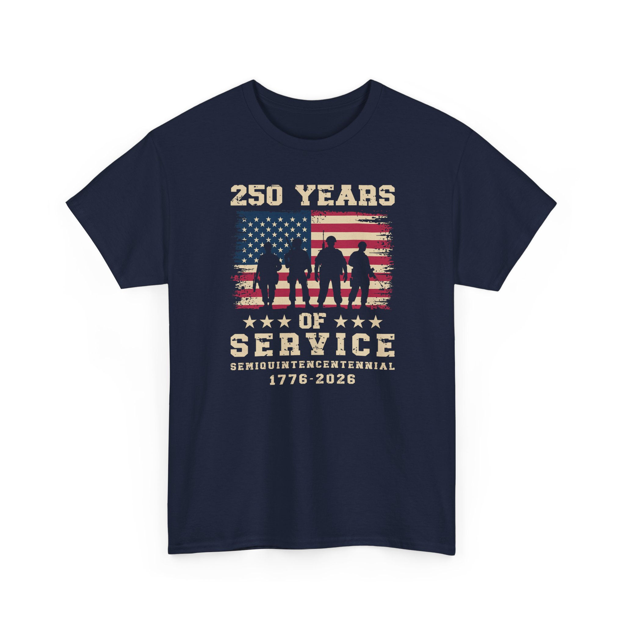 250 Years of Service Flag Design (1776–2026) T-Shirt