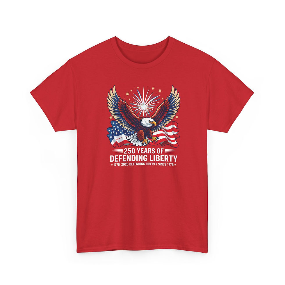 Thumbnail: 250th Anniversary of America Defending Liberty Eagle Tee