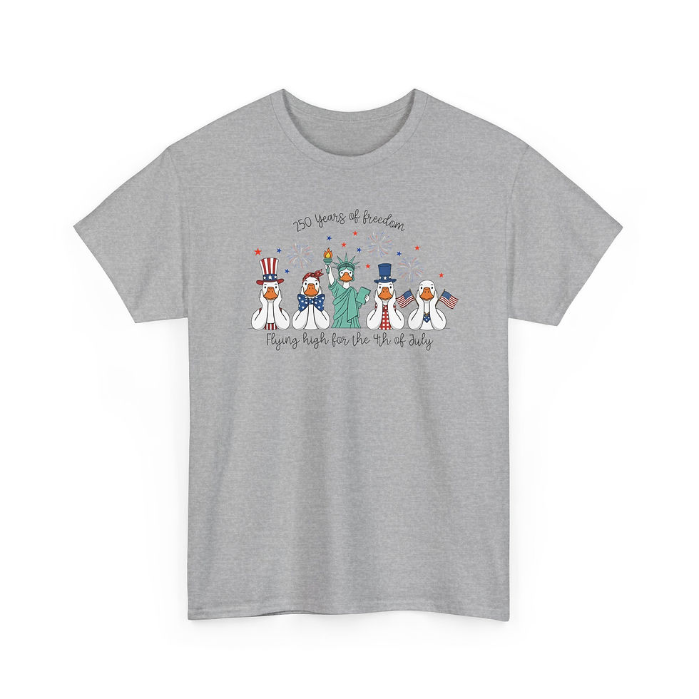 Thumbnail: Patriotic Duck Family “Flying High for the 4th of July” Tee