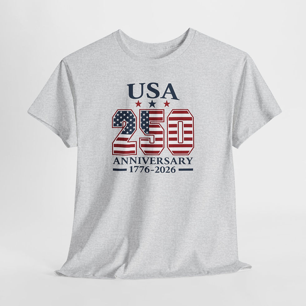Thumbnail: USA 250th Anniversary T-Shirt – 1776–2026 Patriotic Independence Day Tee