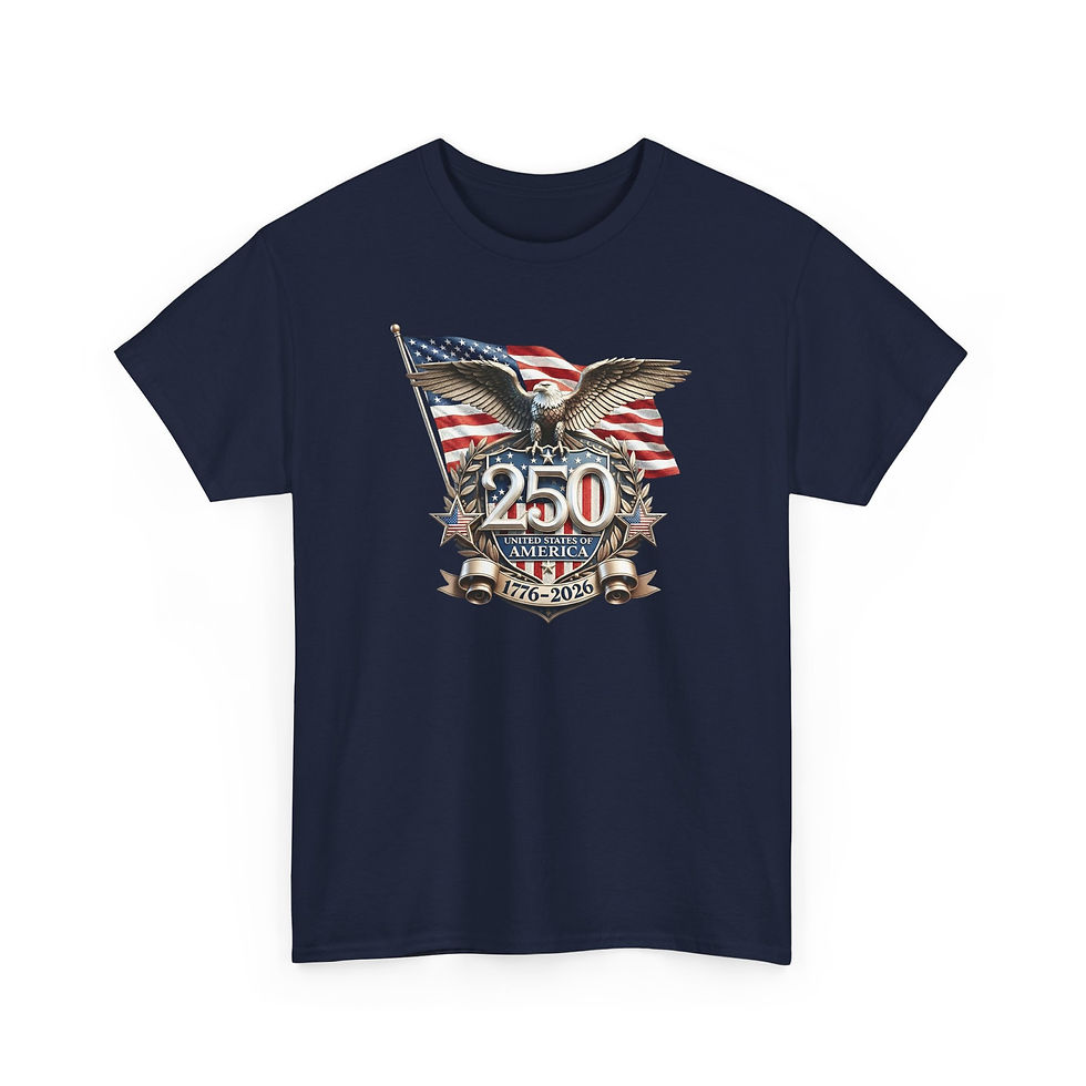 Thumbnail: 250th America Flag Eagle T-Shirt — 1776–2026 Bicentennial Patriotic Tee