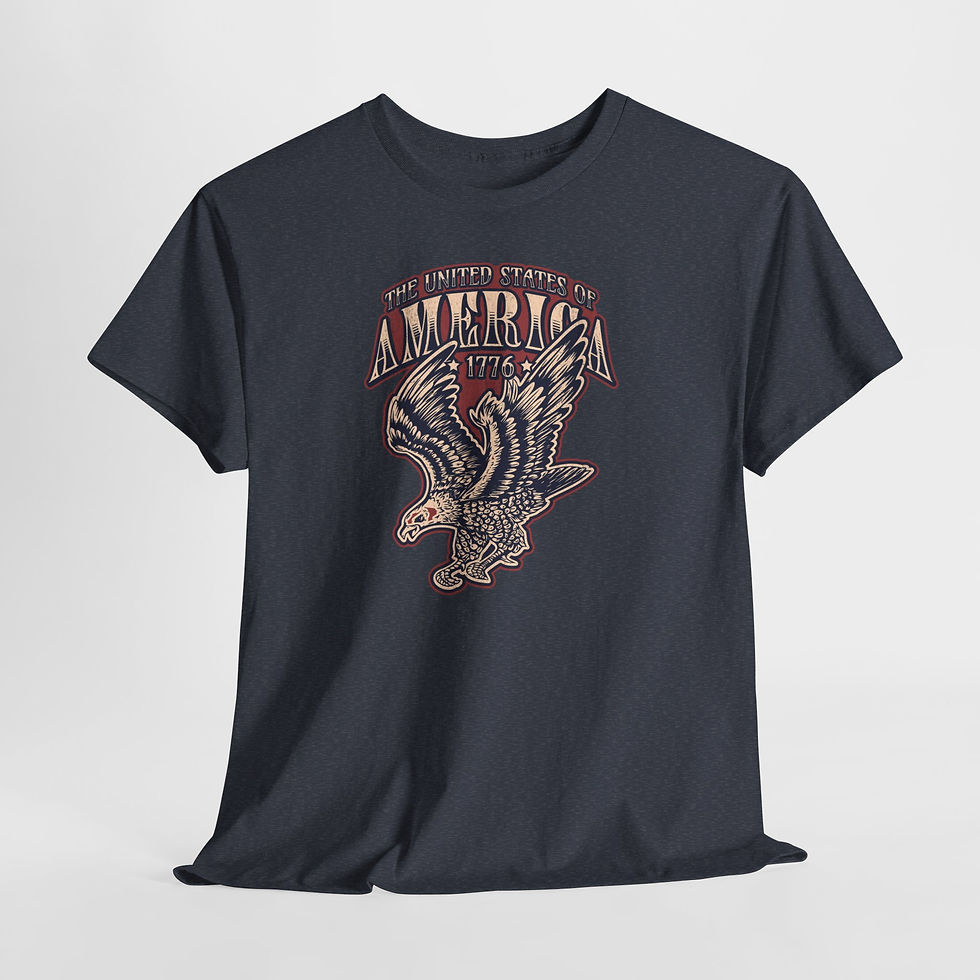 Thumbnail: America 1776 Eagle T-Shirt — Vintage Patriotic Tee