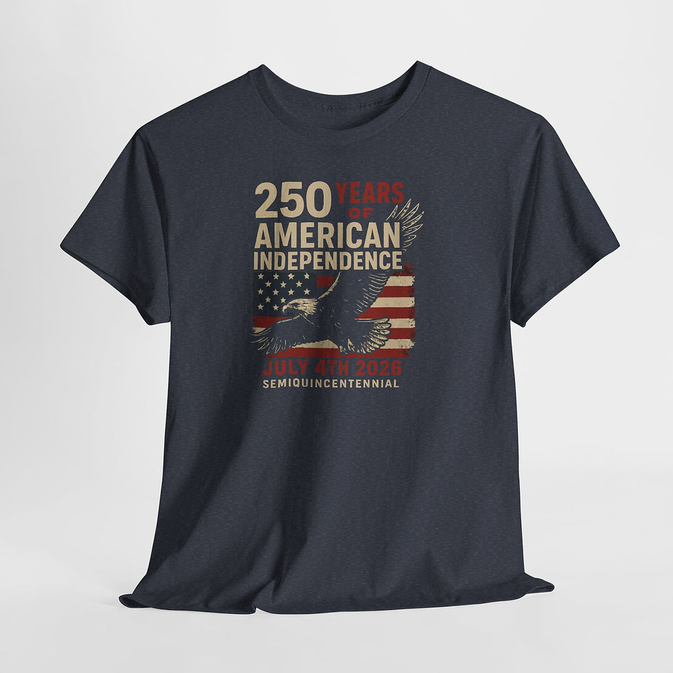 Thumbnail: 250 Years of American Independence-July 4th 2026 Semiquincentennial Eagle Tee
