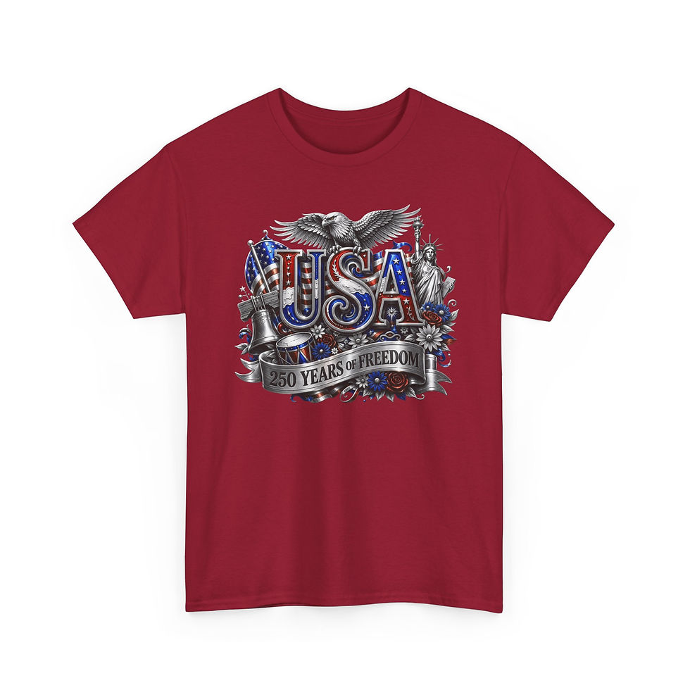 Thumbnail: USA Eagle T-Shirt – 250 Years of Freedom Patriotic Tee