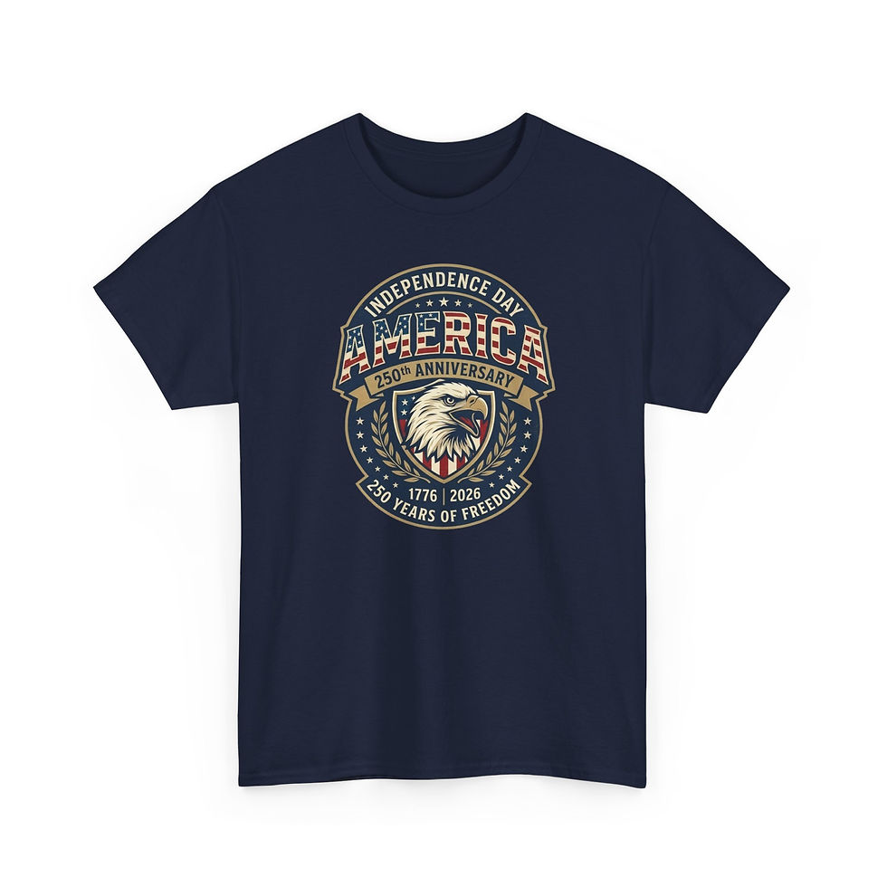 Thumbnail: America Independence Day Eagle T-Shirt — 250th Anniversary 1776-2026