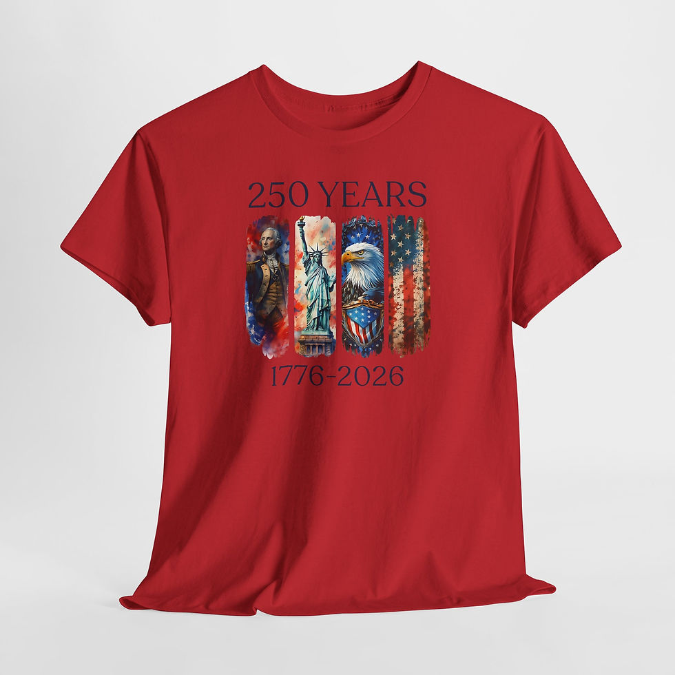 Thumbnail: 250 Years 1776-2026 Patriotic-Statue of Liberty American Flag Anniversary Shirt