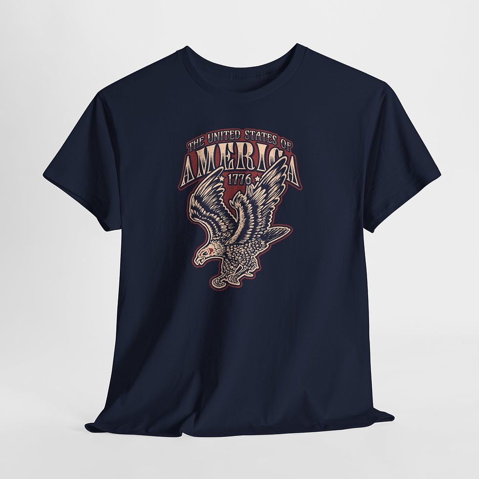 Thumbnail: America 1776 Eagle T-Shirt — Vintage Patriotic Tee