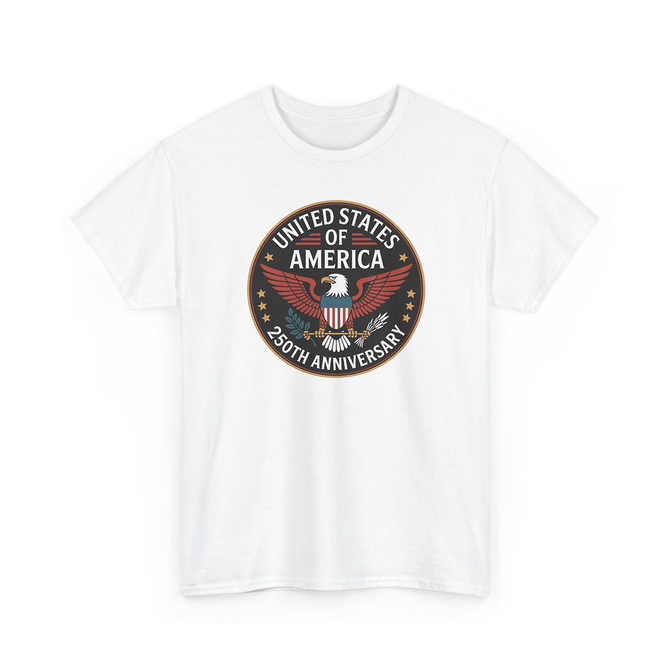 Thumbnail: 250th Anniversary USA Eagle-United States of America Patriotic Tee