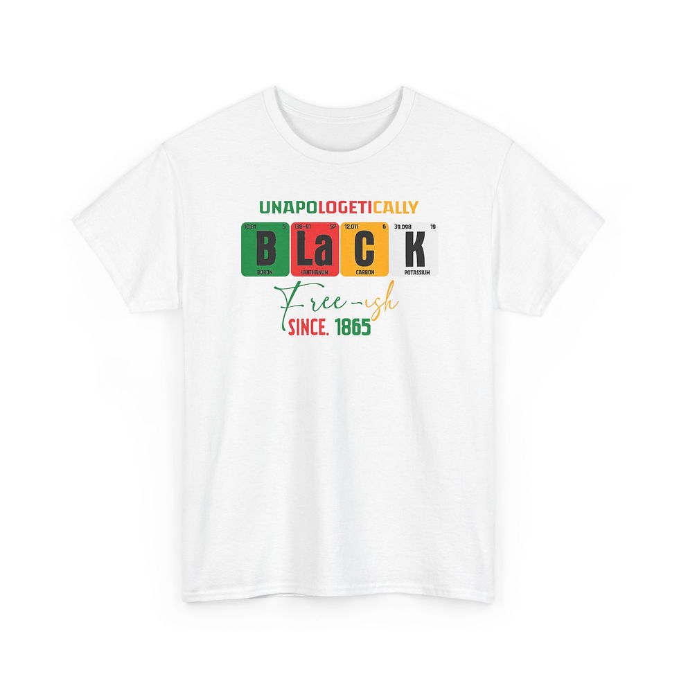 Thumbnail: "Unapologetically Black" Freedom Tee (Since 1865)