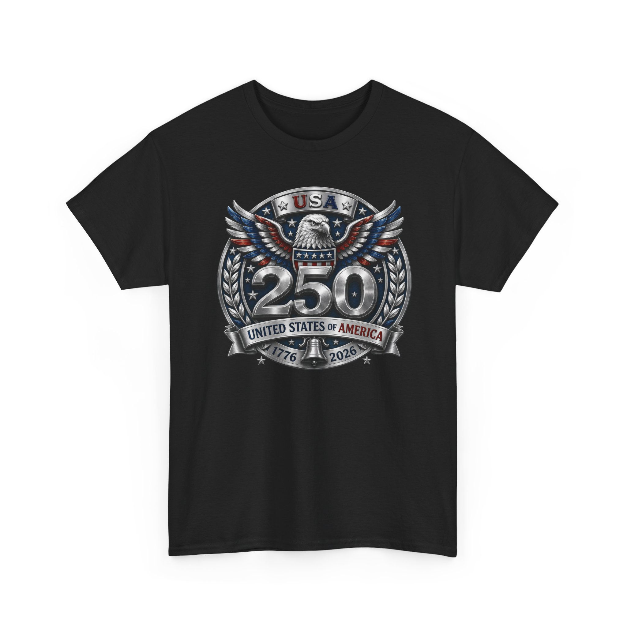 USA 250 Anniversary Eagle T-Shirt — United States 1776-2026 Commemorative Tee