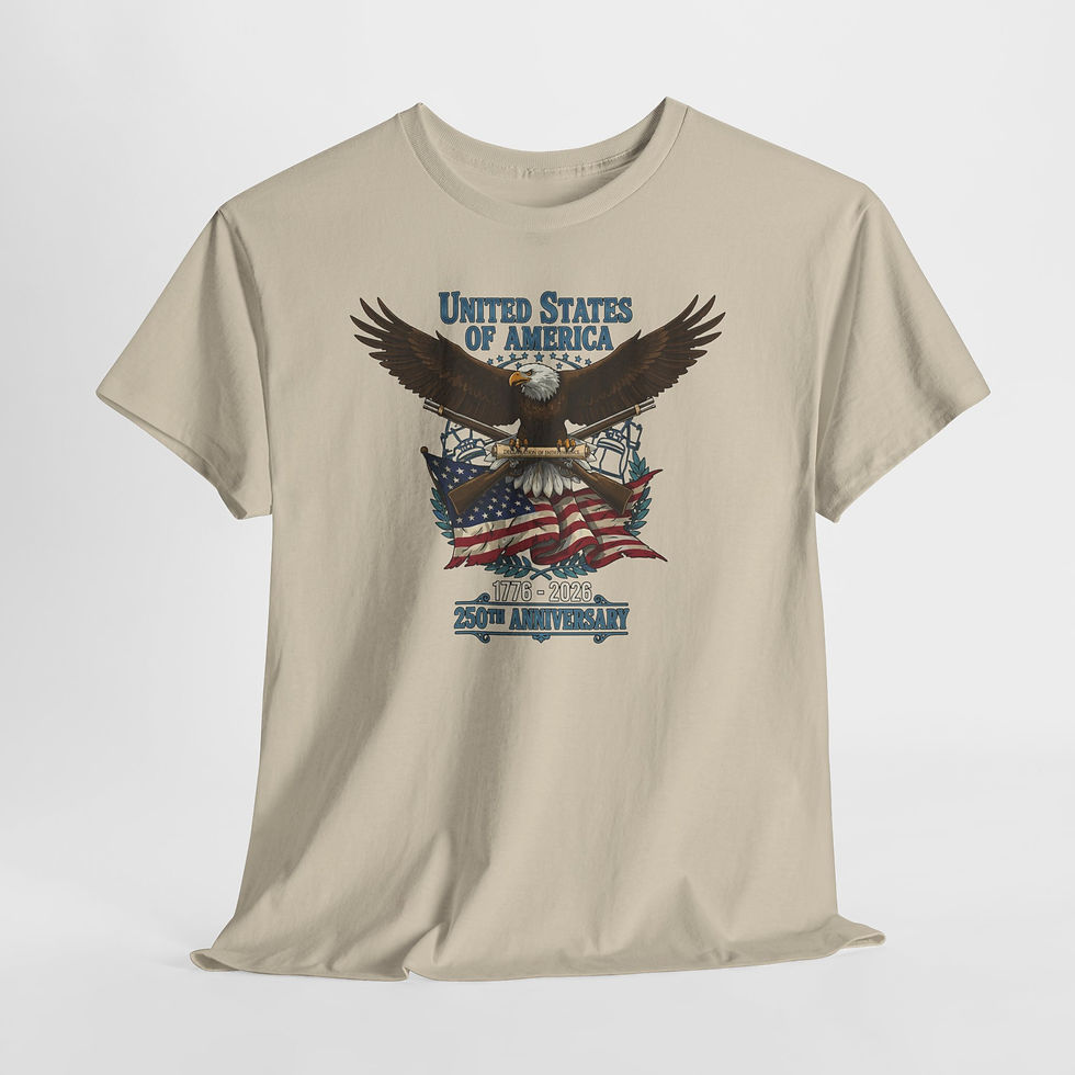 Thumbnail: Patriotic Eagle T-Shirt — United States of America Flag Graphic Tee