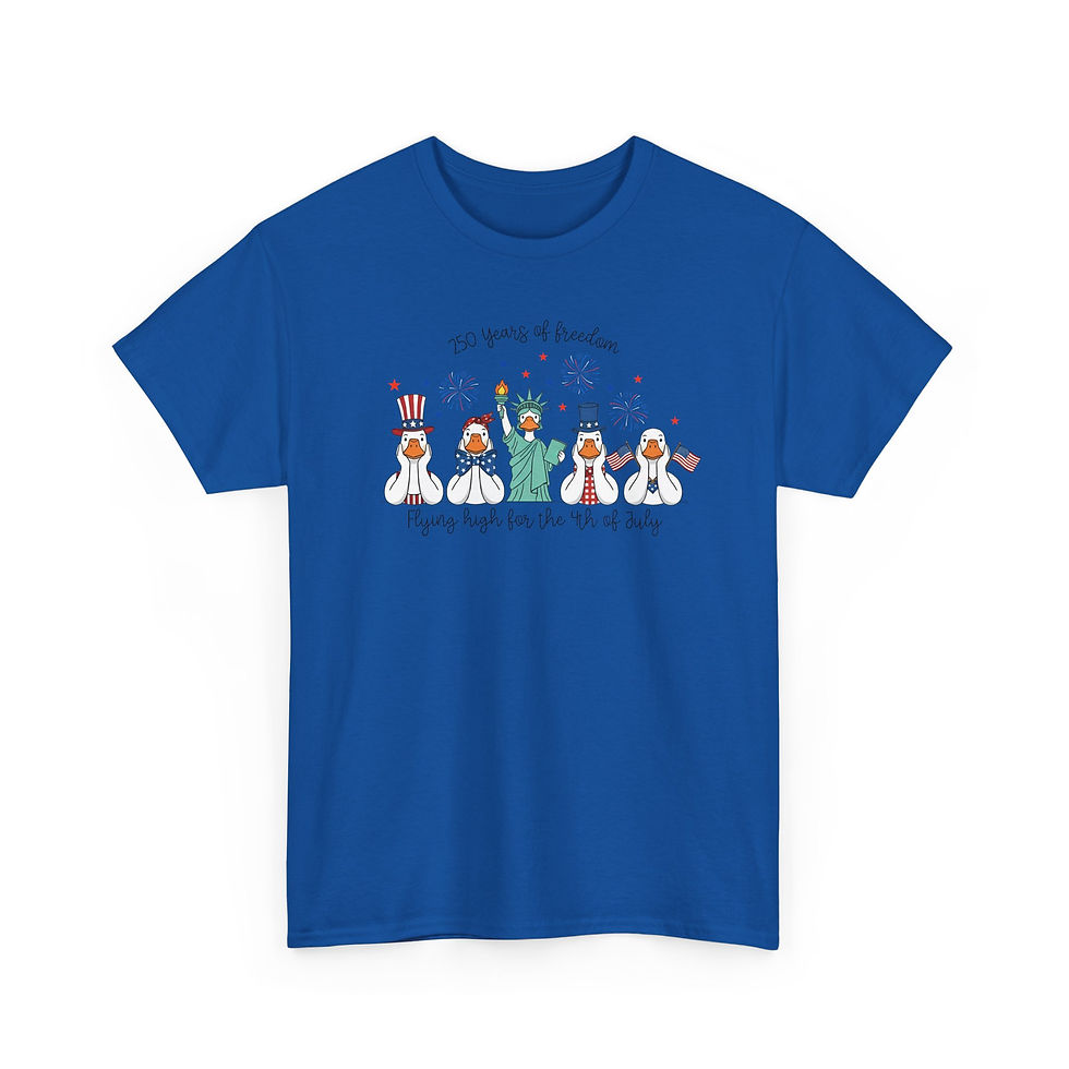 Thumbnail: Patriotic Duck Family “Flying High for the 4th of July” Tee