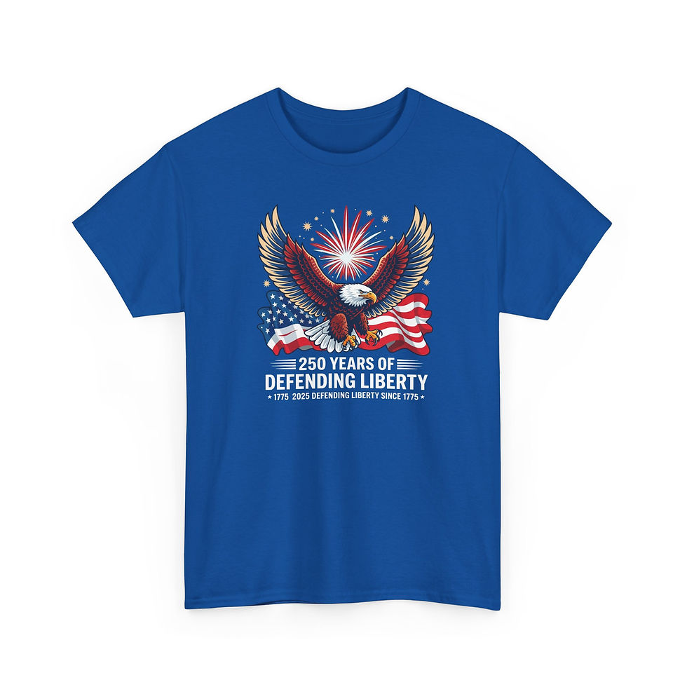 Thumbnail: 250th Anniversary of America Defending Liberty Eagle Tee