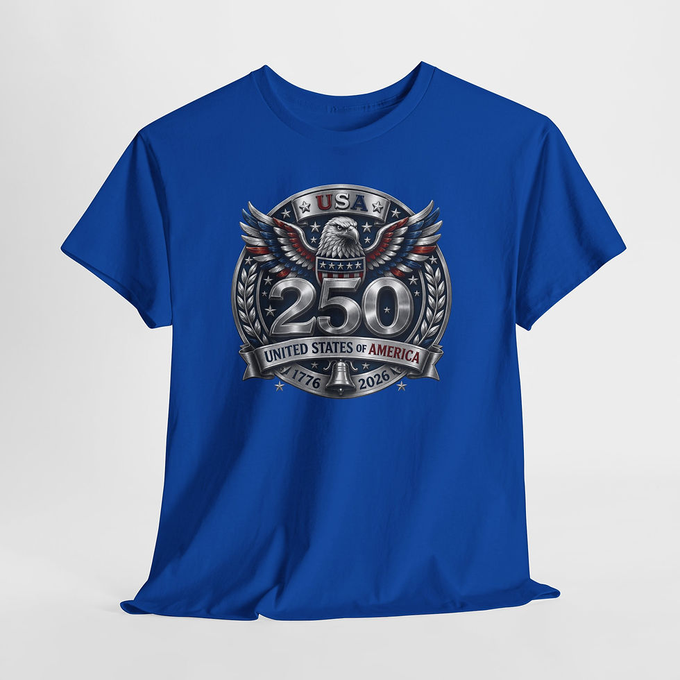 Thumbnail: USA 250 Anniversary Eagle T-Shirt — United States 1776-2026 Commemorative Tee