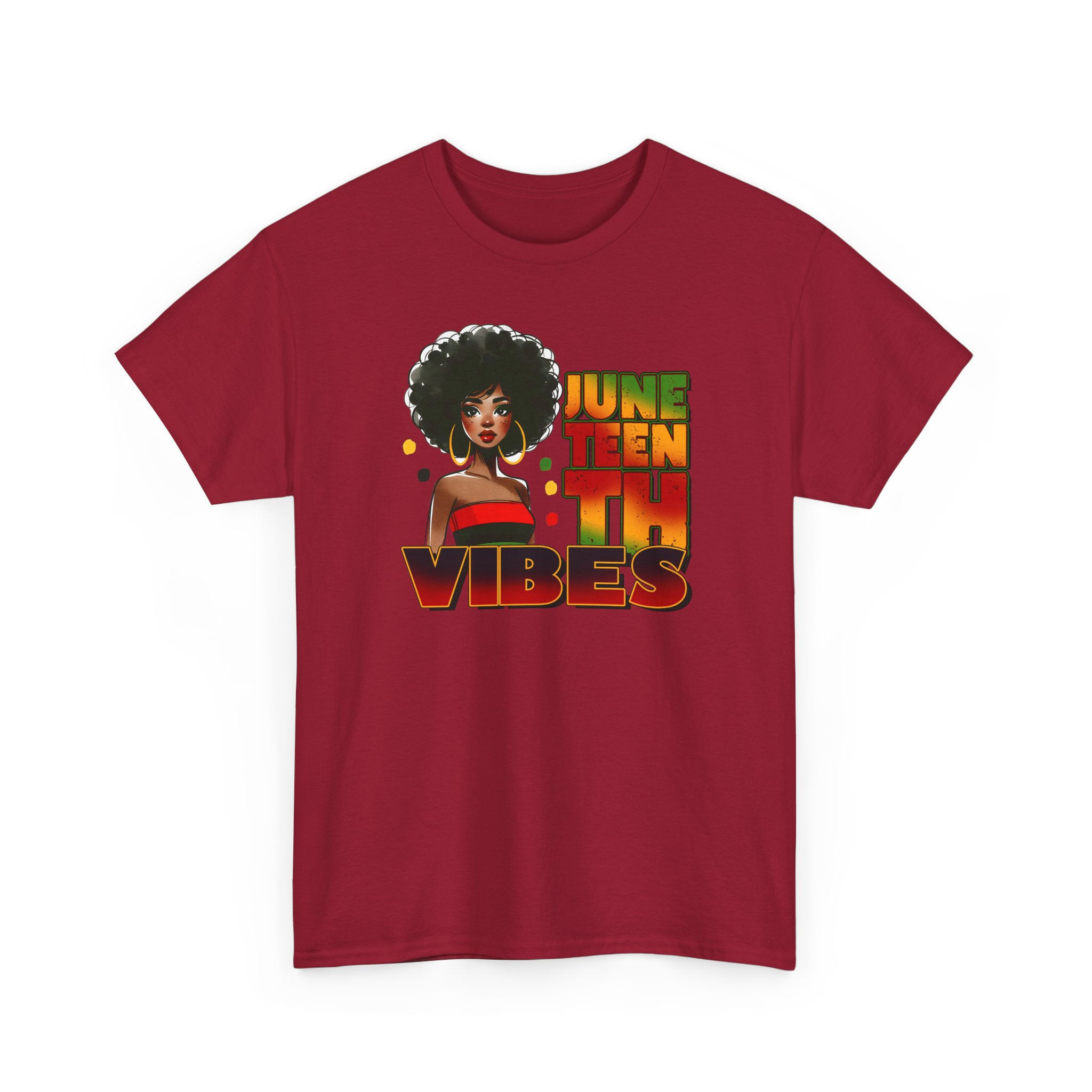 Juneteenth Vibes T-Shirt — Afrocentric Juneteenth Celebration Tee