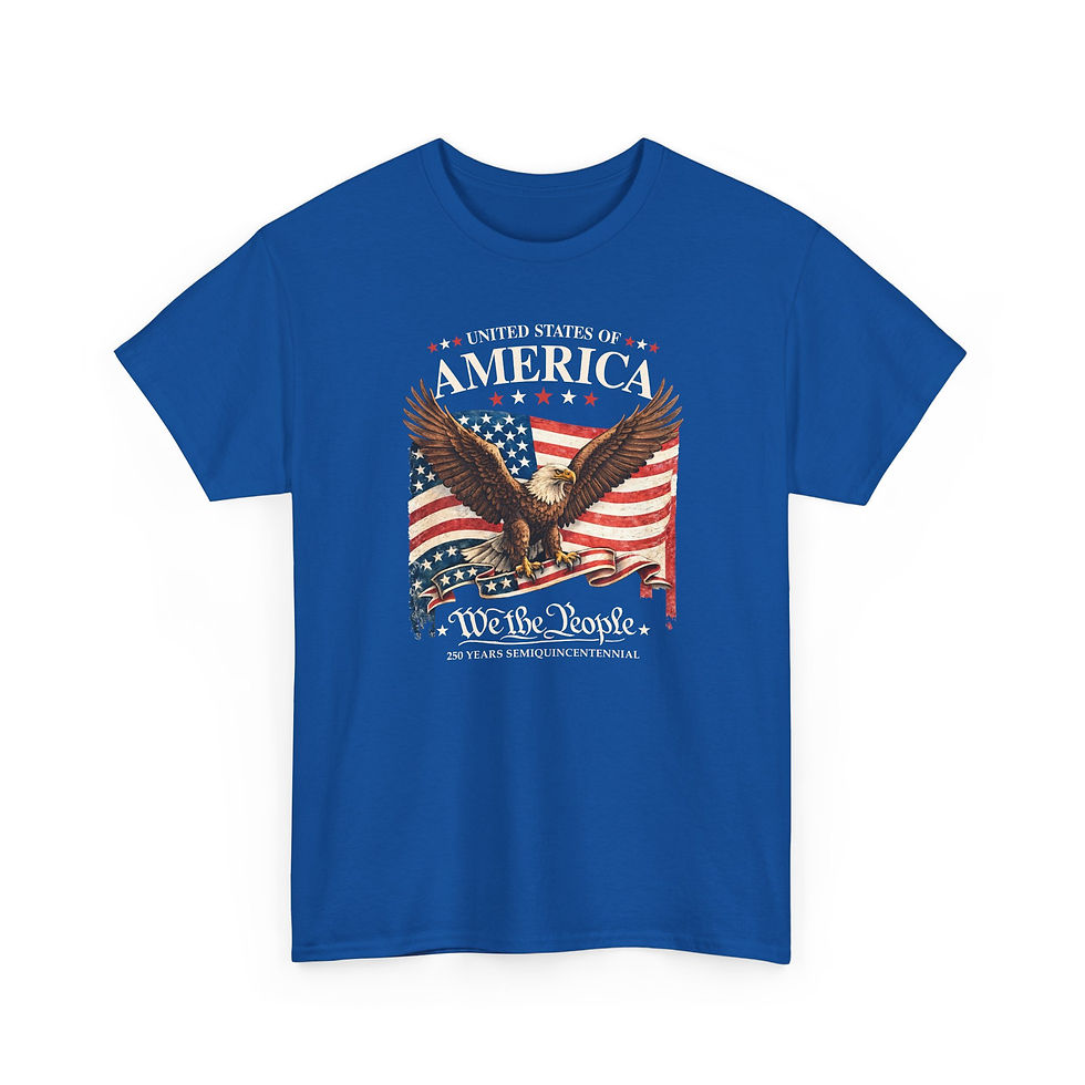 Thumbnail: America Eagle Flag T-Shirt — "We the People" Patriotic Tee