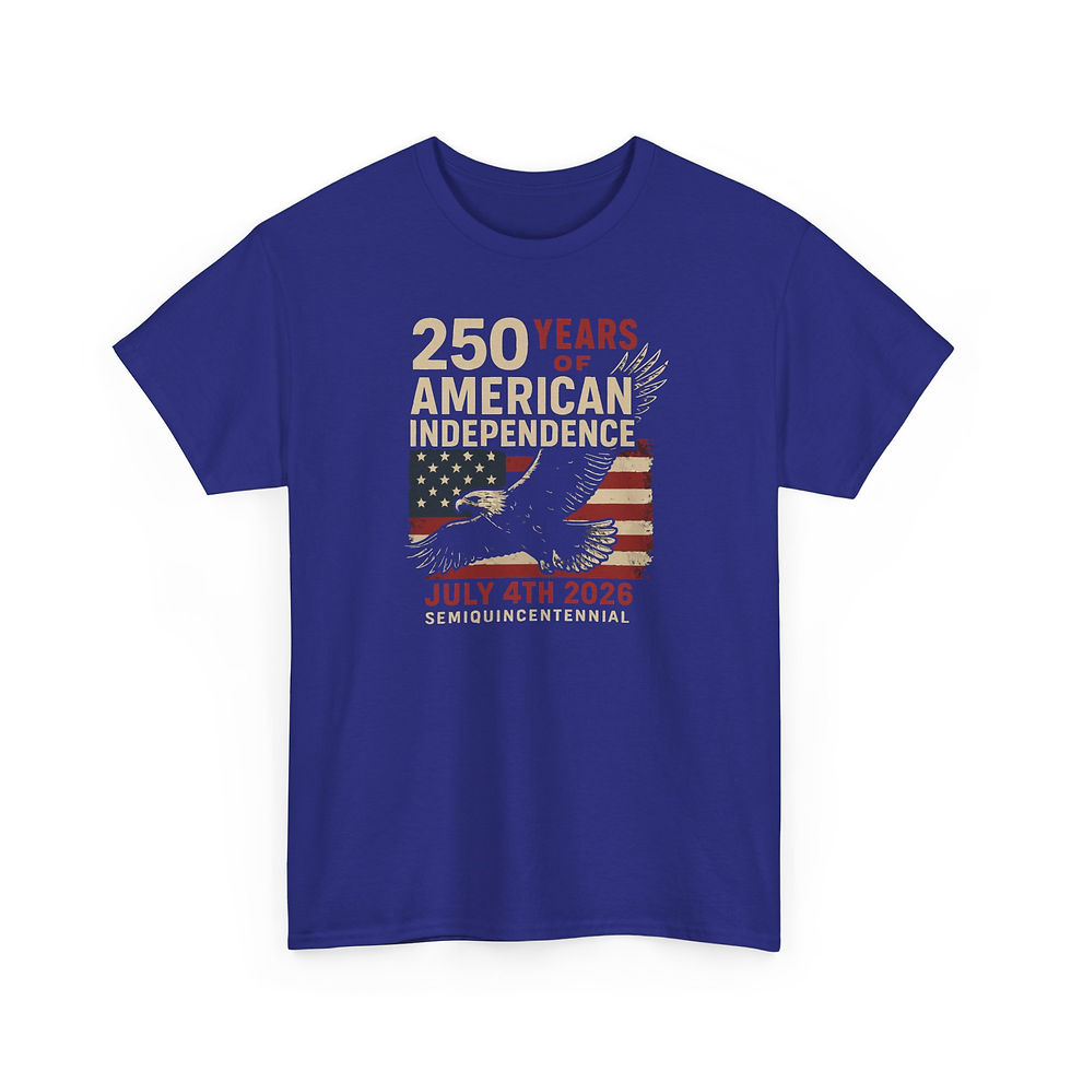 Thumbnail: 250 Years of American Independence-July 4th 2026 Semiquincentennial Eagle Tee